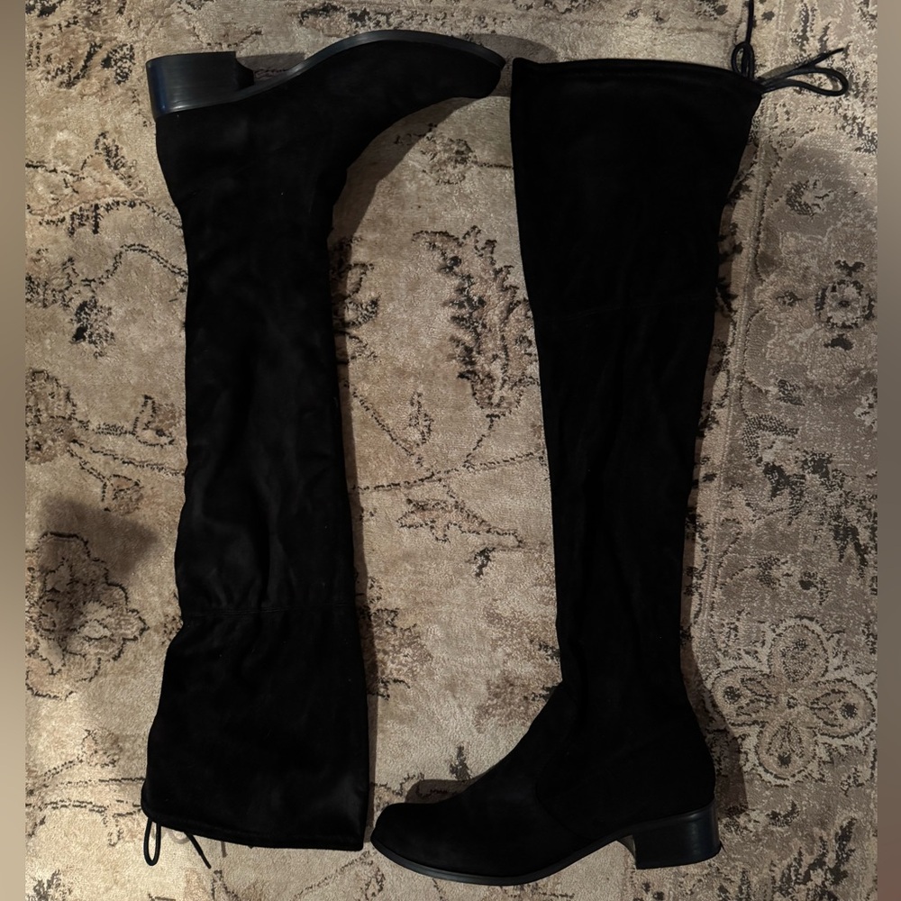 Black Over-the-Knee Women's Boots